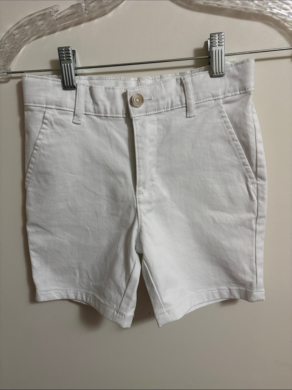 Gymboree White Cotton Casual Shorts